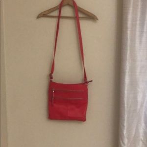 Red crossbody